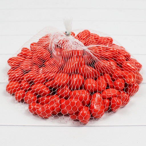 301789040512 Галька цветной крупная рыжая (фракция 10-15 мм) вес: 400г