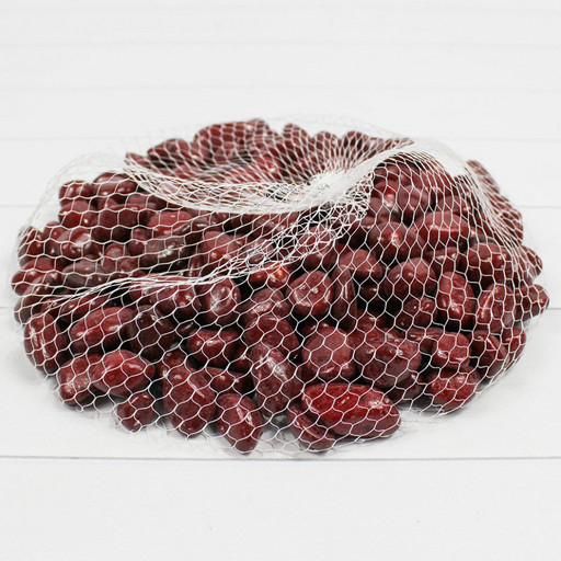 301789040503 Галька цветной крупная бордовая (фракция 10-15 мм) вес: 400г