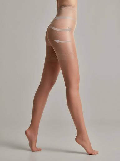 CONTE CONTROL 20 Колготки женские с утягивающими удлиненными шортиками3