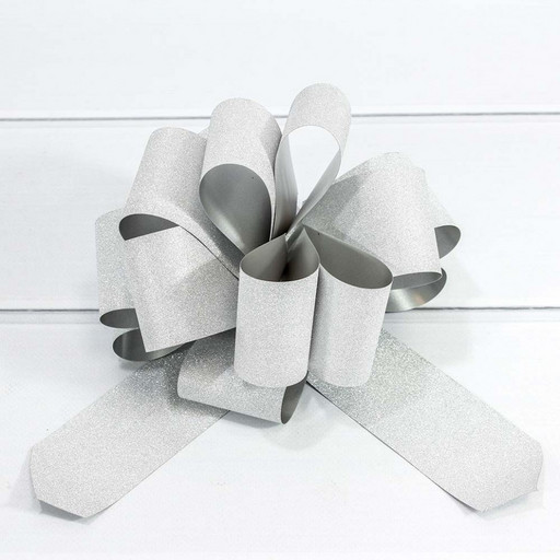 00052350S Бант-шар 5 см "Блеск" Серебряный 1/20 1/1000 00052350S Бант-шар 5 см "Блеск" Серебряный 1/20 1/1000