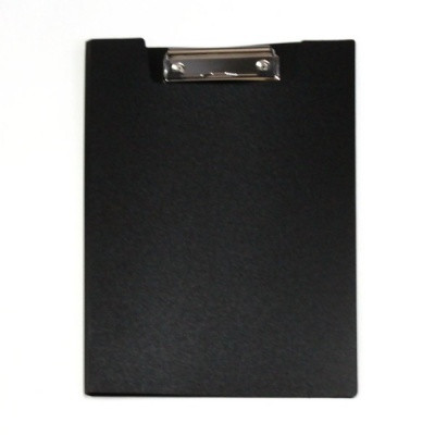 Папка-планшет с зажимом Бюрократ, А4, PP 1200 мкм, пластик. уголки, черная