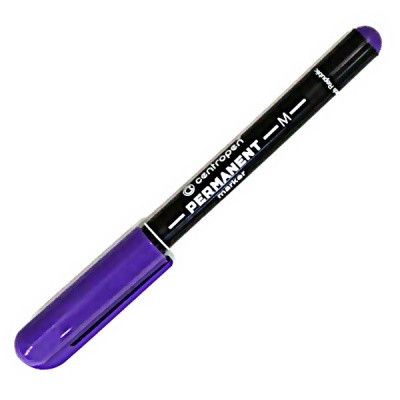 Маркер перманентный, фиолетовый, 1.0 мм, тонкий пулевидный, Centropen
