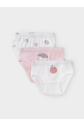 Набор трусы/ уп розовая вода, сахар, ежики
