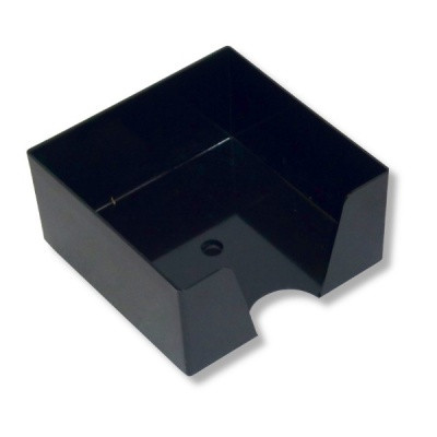 Подставка для бумажного блока пластиковая, 9*9*5 см, черная, РАНТИС