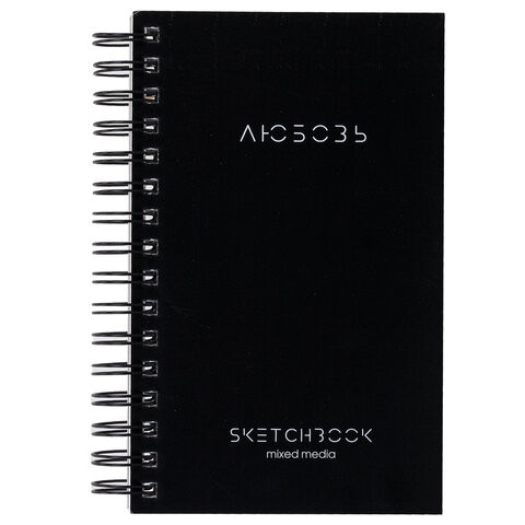 Скетчбук для смешанных техник MixMedia, 200 г/м2, 130х210 мм, 60 л., твердая обложка, гребень, BRAUBERG ART CLASSIC, 116967 Скетчбук для смешанных техник MixMedia, 200 г/м2, 130х210 мм, 60 л., твердая обложка, гребень, BRAUBERG ART CLASSIC, 116967