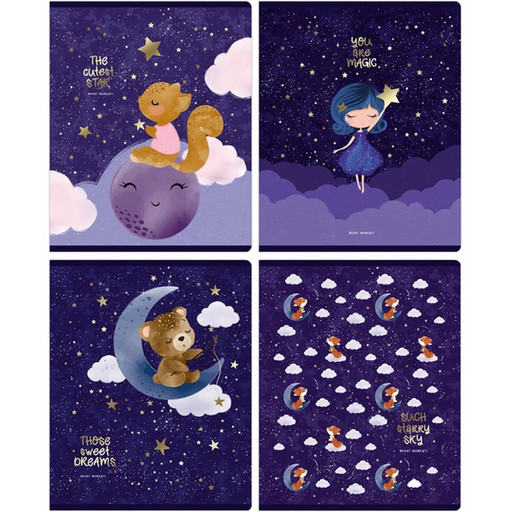 Тетрадь 48л А5 клетка BG Sweet dreams