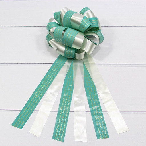 522-30/6 Бант-шар тройной 3 см с пожеланиями Мятный 1/30 1/1200 522-30/6 Бант-шар тройной 3 см с пожеланиями Мятный 1/30 1/1200