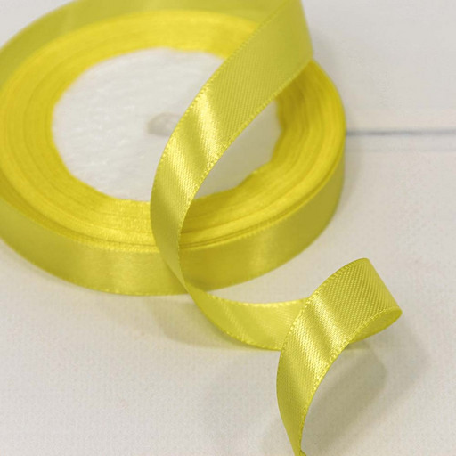 562-15/192 Лента Атласная Сатин 1,5см*25ярд Ярко-жёлтый 1/10 1/600