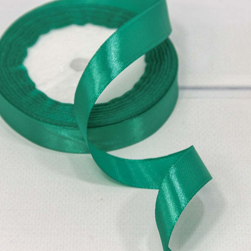 562-15/54 Лента Атласная Сатин 1,5см*25ярд Мятный 1/10 1/600