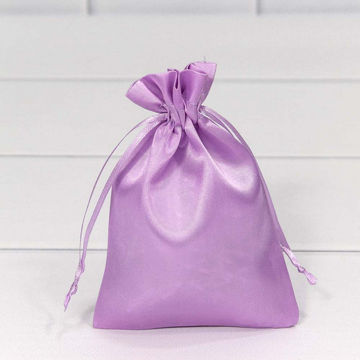 000814-14H Мешочки атласные 12*15 Сиреневый 1/50 1/3000