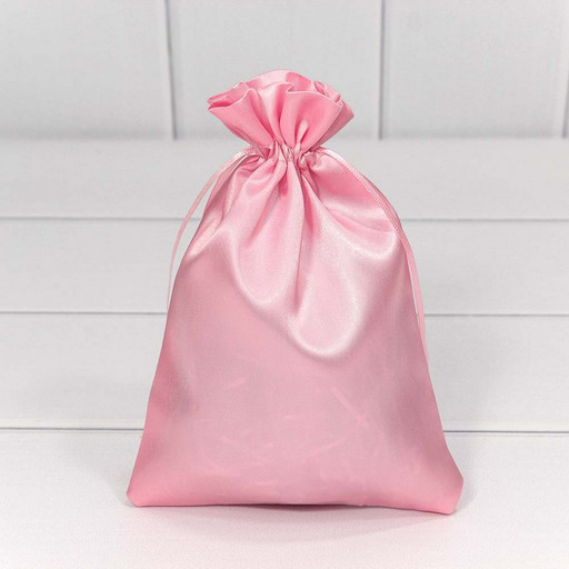 000814-3E Мешочки атласные 18*23 Розовый 1/25 1/1000