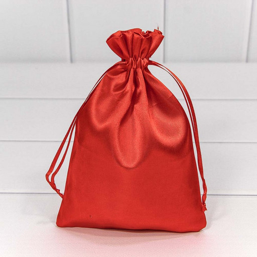 000814-9E Мешочки атласные 18*23 Красный 1/25 1/1000