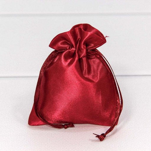 000814-47J Мешочки атласные 7*9 Бордовый 1/50 1/5000