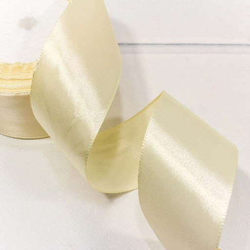 562-38/64 Лента Атласная Сатин 3,8см*25ярд Шампань 1/5 1/60