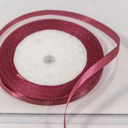 562-6/127 Лента Атласная Сатин 0,6см*25ярд Лиловый-127 1/10 1/1200