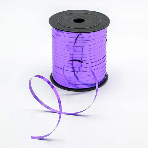 500582-9 Лента Полипропилен (бобина) металлизированная 0,5см*250ярд Фиолетовый 1/5 1/60