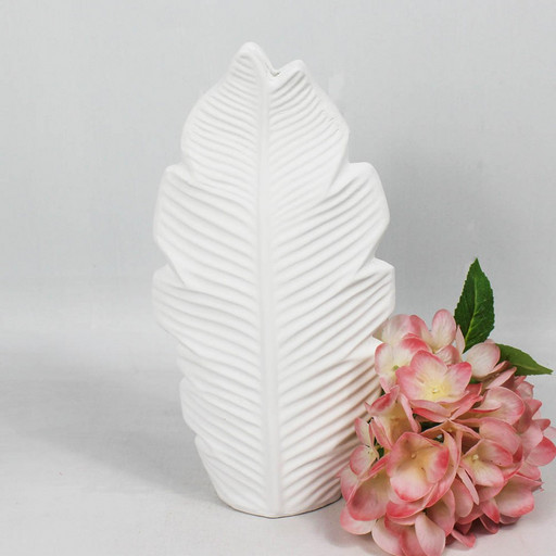 1006850000 Органайзер-кашпо, фигурка декоративная, гипс малая, белый H-250мм D-133*58мм