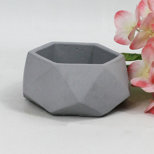 1004870005 Органайзер-подсвечник малый, серый H-50мм D-120мм