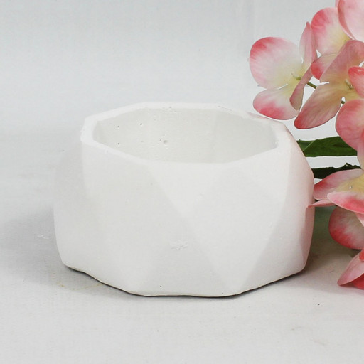 1004850003 Органайзер-подсвечник большой, белый H-57мм D-110мм