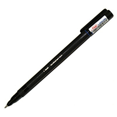 Ручка шариковая 0,7 мм синяя Flair Carbonix, игольчатый ПУ, чернила п/вязкости, карбоновый корпус