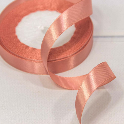 562-15/135 Лента Атласная Сатин 1,5см*25ярд Пыльно-розовый 1/10 1/600