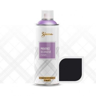 SNP020 Краска, эмаль-аэрозоль для декора Siana Provence – матовая текстура, 520 мл. Французский чернозем