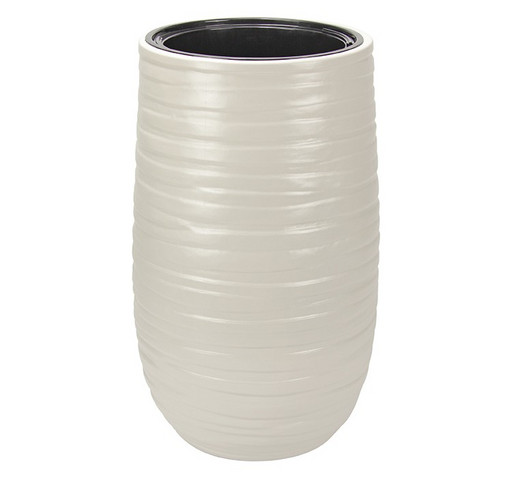 М3412/2 Кашпо ЛАЙН D375мм H 620мм со вставкой Кремовый