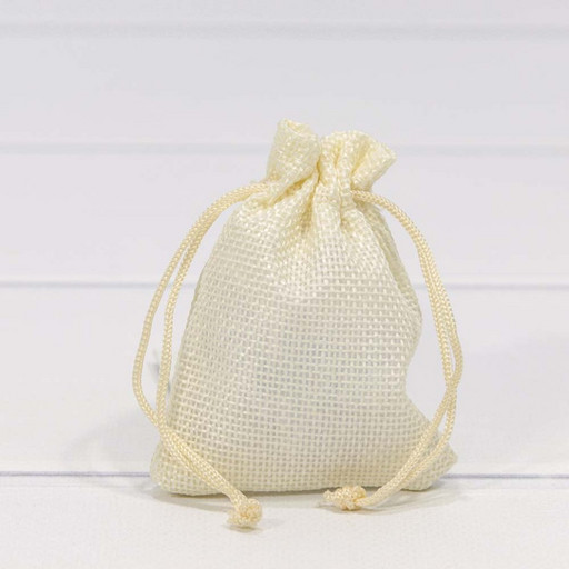 000809J/8 Мешочки из искусственного льна 7*9 Бежевый 1/50 1/3000