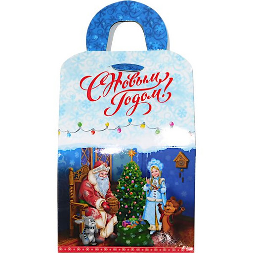 Коробка для конфет Домик Любимый праздник (1000 гр)