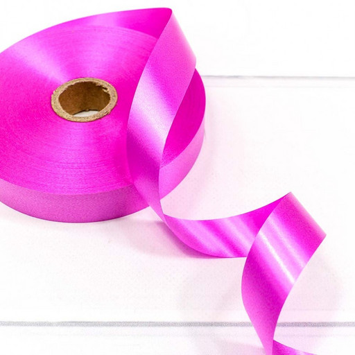 589-20/12 Лента Полипропилен 2см*100ярд Ярко-розовый 1/10 1/120