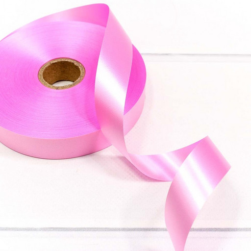 589-20/13 Лента полипропиленовая 2 см*100 ярд розовый 1/10 1/120