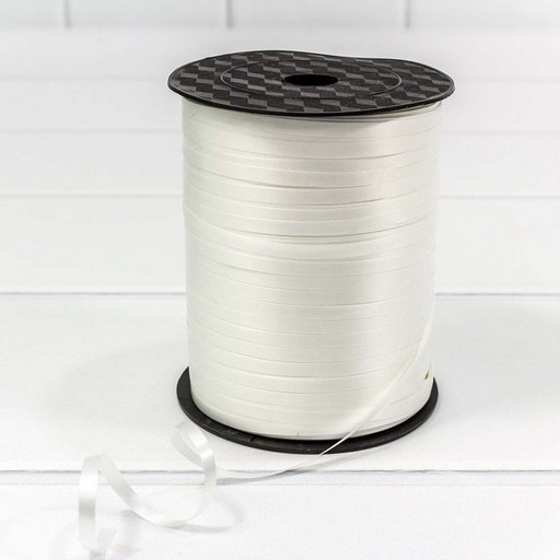 500581/7 Лента Полипропилен (бобина) 0,5см*500ярд Белый 1/5 1/40