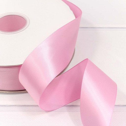 556-38/148 Лента Атласная Полиэстер класс А 3,8см*100ярд Розовато-лиловый 1/6 1/24