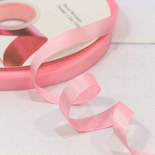 563-12/04 Лента Репсовая 1,2см*100ярд Розовый 1/21 1/84