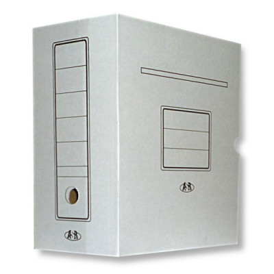 Короб архивный А4+, корешок 150 мм, белый, картон БЛАНКИЗДАТ