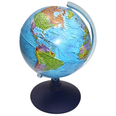 Глобус Земли политический, D21 см, рельефный, Globen Classic Euro