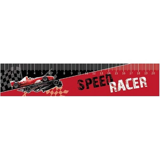 Закладка-линейка пластиковая, 40*220 мм, ПЧЕЛКА Speed Racer
