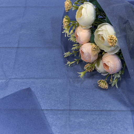 000100/19 Бумага в листах "Тишью" 50*66 (10 шт.) Синий 1/250