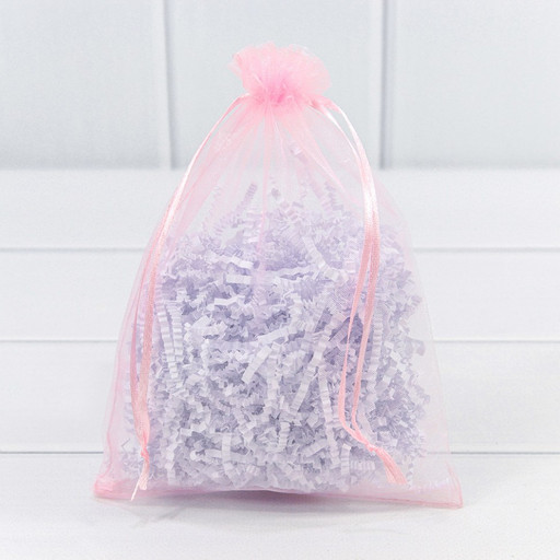 000801-10G Мешочки из органзы 14*20 Розовый 1/100 1/3000