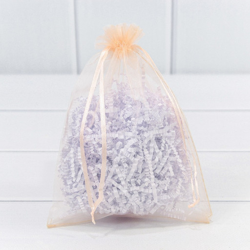 000801-17G Мешочки из органзы 14*20 Персиковый 1/100 1/3000