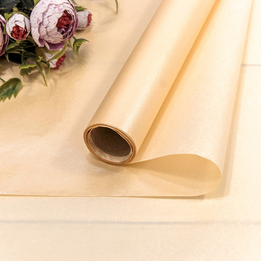 0001200/3 Бумага "Тишью" Водостойкая 0,5*10м Персиковый 1/50