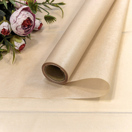 0001200/10 Бумага "Тишью" Водостойкая 0,5*10м Пудровый 1/50