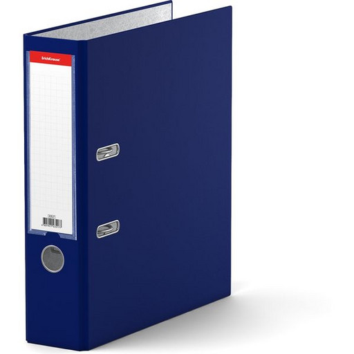 Папка–регистратор с арочным механизмом ErichKrause Granite, А4, 70 мм, т/карман, бумвинил, синий