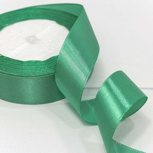 562-25/54 Лента Атласная Сатин 2,5см*25ярд Мятный 1/5 1/300