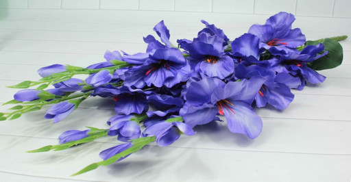 303-01-750/16 Искусственные цветы Гладиолус Сиреневый 1/1