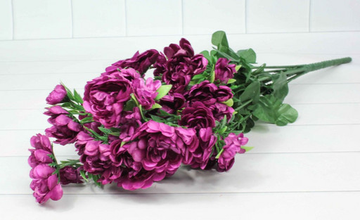 303-12-600/12 Искусственные цветы Астры Фиолетовый 55см 1/1