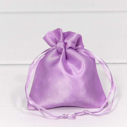 000814-14J Мешочки атласные 7*9 Сиреневый 1/50 1/5000