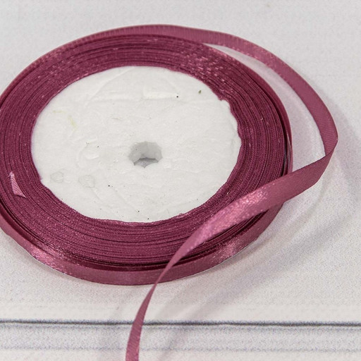 562-6/118 Лента Атласная Сатин 0,6см*25 ярд Лиловый 1/10 1/1200