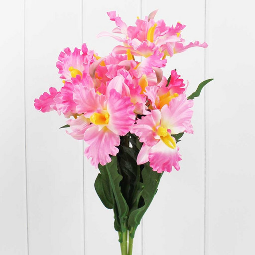 303-01-750/03 Искусственные цветы Ирисы Розовый 50 см 1/1