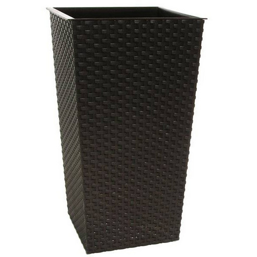 М3086/2 Кашпо РОТАНГ 198х198х360мм коричневый ротанг